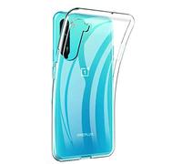 Captor Cover Trasparente per OnePlus Nord, Custodia TPU in Silicone Flessibile Morbida e Sottile, Protezione Full Body con Bordo Rialzato per Schermo e Fotocamera
