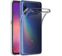Captor Cover Trasparente per Xiaomi Mi 9 Lite, Custodia TPU in Silicone Flessibile Morbida e Sottile, Protezione Full Body con Bordo Rialzato per Schermo e Fotocamera
