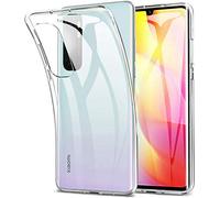 Captor Cover Trasparente per Xiaomi Mi Note 10 Lite, Custodia TPU in Silicone Flessibile Morbida e Sottile, Protezione Full Body con Bordo Rialzato per Schermo e Fotocamera