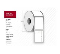 Capture 35000214 etichetta per stampante Bianco (Label 76x25.4 - Core 25. - Whit