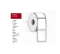 Capture CA-76528 etichetta per stampante Bianco (Label 102 x 102mm, Core 76mm, -
