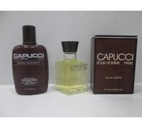 CAPUCCI pour Homme Eau De Toilette 60ml splash + Deodorant Squeeze 100m -Vintage