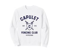 Capulet Fencing Club Romeo And Juliet Funny Book Lover Felpa