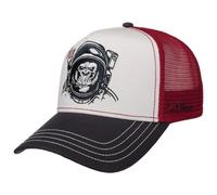 CapUniverse Cappellino Trucker Astro Ape Donna/Uomo - cap Berretto Baseball Mesh Snapback, con Visiera, Visiera Inverno Autunno Primavera Estate Estate/Inverno - Taglia Unica Rosso-Blu Scuro