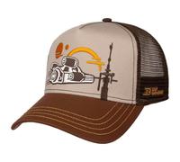 CapUniverse Cappellino Trucker Spaceship Donna/Uomo - cap Berretto Baseball Mesh Snapback, con Visiera, Visiera Inverno Autunno Primavera Estate Estate/Inverno - Taglia Unica Marrone