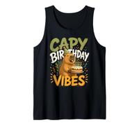 Capy Birthday Vibes Coriandoli della Torta Capybara Canotta