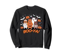 Capy-Boo-ra Crew Cute Halloween Costume Mummy Skeleton Felpa