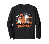 Capy-Boo-ra Crew Cute Halloween Costume Mummy Skeleton Maglia a Manica