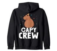 Capy Crew Carino Capybara Capybaras Roditore Animale Felpa con Cappuccio