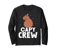 Capy Crew Carino Capybara Capybaras Roditore Animale Maglia a Manica