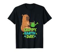 Capy Earth Day Capybara Earth Day Cute Rodent Women Men Maglietta