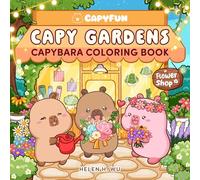 Capy Gardens: Capybara Coloring Book