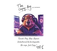 Capy-Log: Capybara Notebook for Gamers. Gamer Animal Journal with lined pages, Capybara quotes, Word Map, Periodic Table, Multiplication Tables, ... lovers, Students. Loot bags, Stocking stuffer