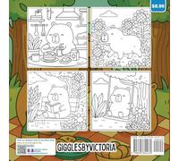 Capy Moments Bold and Easy Coloring Book