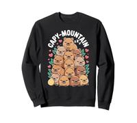 CAPY-Mountain Carini Capibara impilati Kawaii Sonno Felpa