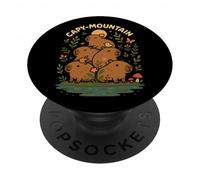 Capy-Mountain Cute Capybara Stack Funny Animal PopSockets PopGrip Adesivo