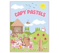 Capy Pastels: Pastel Capybaras for Cozy Coloring Fun