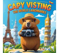 Capy Visiting The World Landmarks: Famous Monuments & Amazing Places with Capybara Coloring Book 40 Bold & Easy pages | For all Ages