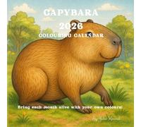Capybara 2026 Colouring Calendar