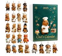 Capybara Advent Calendars 2025, 24 Days Christmas Countdown Advent Calendars with 2D Acrylic Cute Collectibles for Adults Kids
