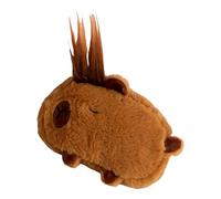 Capybara - Astuccio in peluche a forma di animale, per ufficio, scuola media, liceo, scuola, dormitorio, viaggi, lavoro, studio, studenti, insegnanti, scuola, università, casa, Marrone, Fare