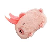 Capybara - Astuccio per cancelleria in peluche, per casa, scuola, scuola, università, dormitorio, viaggi, lavoro, studio, rosa, Fare riferimento alla descrizione, Unisex