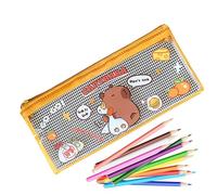 Capybara, astuccio per matite, capybara - ampia bocca - borsa per la carta da lettere portatile carina borsa per il trucco Capybara con cerniera sacchetto Capybara Pencil Fa, Gosling Capybara, vedi