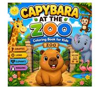 Capybara at the Zoo: Coloring Book