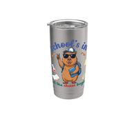 Capybara Back To School Vibes Scuole In Let The Chaos Begin Bicchiere termico in acciaio inox doppia parete