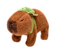 Capybara Backpack Plush - Capybara Plush With Turtle Backpack | Plushs Capybaras Stuffed Animal, Cute Electric Capybaras Animal Stuffed Plushs | Capy-bara Funny Electric Toy For 3+ Years Boys