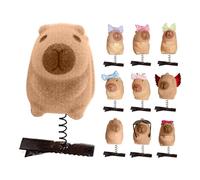 Capybara Bar - Adorabile Capybara Capybara Hairstyle creativo | 10 per capelli Capibara, divertenti fiocchi dei cartoni animati, Accessoi