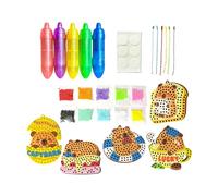 Capybara Bead Craft Kit - Educational Art Supplies Set, Charm Making Beads Activity, Creative Jewelry Crafts Tool, Bead Craft Accessory, Kit for Boys Girls Home School Party Class Play Education