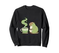 CAPYBARA BERE MATCHA CALDO Felpa