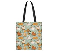 Capybara - Borsa a tracolla per donna e uomo, motivo: porcellini d'India