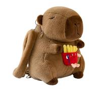 Capybara - Borsa per libri di peluche | Borsa per bambini - Simpatico design dei cartoni animati, compleanno viaggi gita scolastica campeggio picnic ragazze bambini regalo, fregio, verwijzen naar de