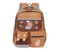 Capybara Borsa - Zaino Capybara | Zaino per bambini animale | Simpatici sacchetti per la scuola | Comodi cinghie Design Stationery Organizer grande capacità per penne, righelli, multicolore