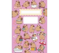 Capybara Bubble Pop: Hot Pink Pastel Notebook for Writing, Doodles, and Bold Ideas: Kawaii Capybara-Themed Journal with Matte Softcover and 120 Lined ... Animal Lovers, and Daily Organization