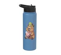 Capybara & Bubble Tea, per ragazze, tartaruga Stainless Steel Insulated Water Bottle