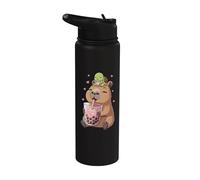 Capybara & Bubble Tea, per ragazze, tartaruga Stainless Steel Insulated Water Bottle
