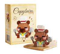 Capybara Building Blocks Set - Creative Play and Educational Fun, 200+ Durable Pieces - Creative Play, Develops Fine Motor Skills and Imagination, Ideal for STEM Learning and Imaginative Play (k406)