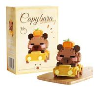 Capybara Building Blocks Set - Creative Play and Educational Fun, 200+ Durable Pieces - Creative Play, Develops Fine Motor Skills and Imagination, Ideal for STEM Learning and Imaginative Play (k410)