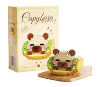 Capybara Building Blocks Set - Creative Play and Educational Fun, 200+ Durable Pieces - Creative Play, Develops Fine Motor Skills and Imagination, Ideal for STEM Learning and Imaginative Play (k407)