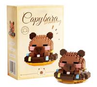 Capybara Building Blocks Set - Creative Play and Educational Fun, 200+ Durable Pieces - Creative Play, Develops Fine Motor Skills and Imagination, Ideal for STEM Learning and Imaginative Play (k411)