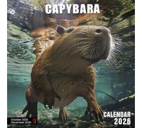 Capybara Calendar 2026: Chill Companions Lounging by Water and Making Friends