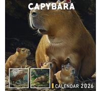 Capybara Calendar 2026: Chill Companions Lounging by Water and Making Friends