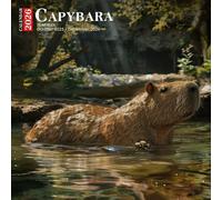 Capybara Calendar 2026: Chill Companions Lounging by Water and Making Friends