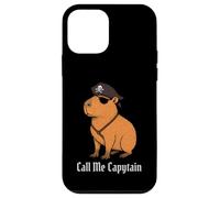 Capybara Call Me Capytain Pirate Animal Lover Ragazzi Ragazze Bambino Custodia per iPhone 12 mini