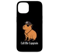 Capybara Call Me Capytain Pirate Animal Lover Ragazzi Ragazze Bambino Custodia per iPhone 13