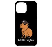 Capybara Call Me Capytain Pirate Animal Lover Ragazzi Ragazze Bambino Custodia per iPhone 13 Pro Max