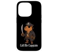 Capybara Call Me Capytain Pirate Animal Lover Ragazzi Ragazze Bambino Custodia per iPhone 14 Pro